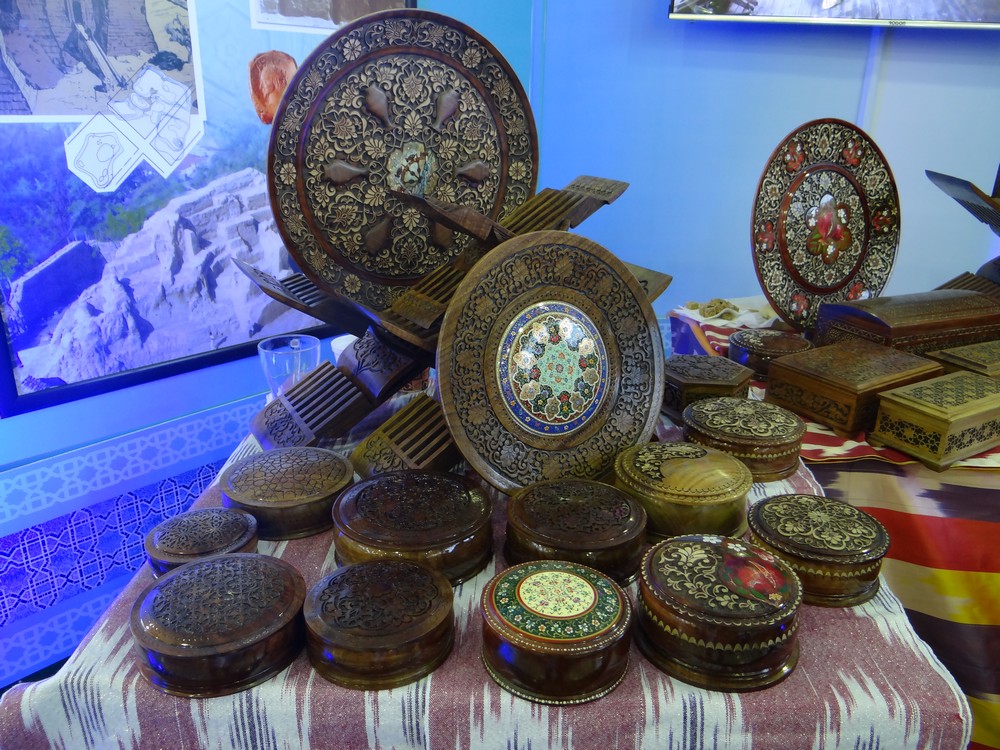 Carved and Painted Plates